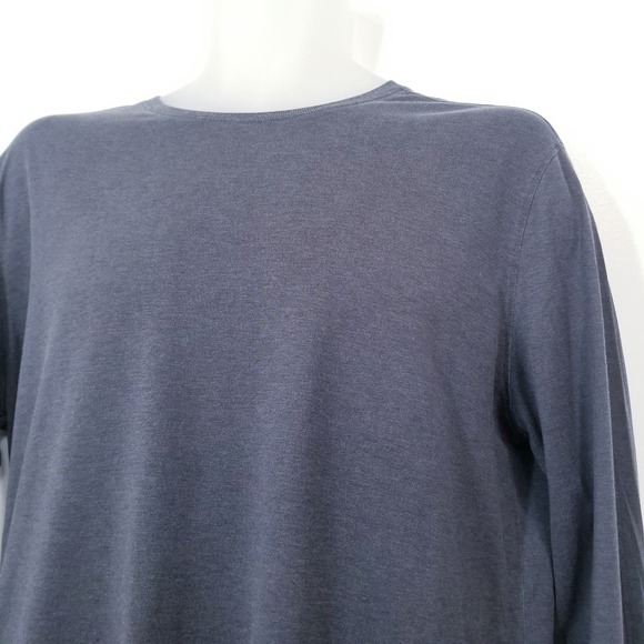 Patrick Assaraf Silk Blend Long Sleeve Tees - Picture 2 of 12